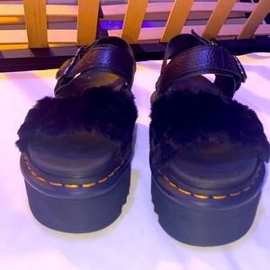 dr.martens platform heart sandals!